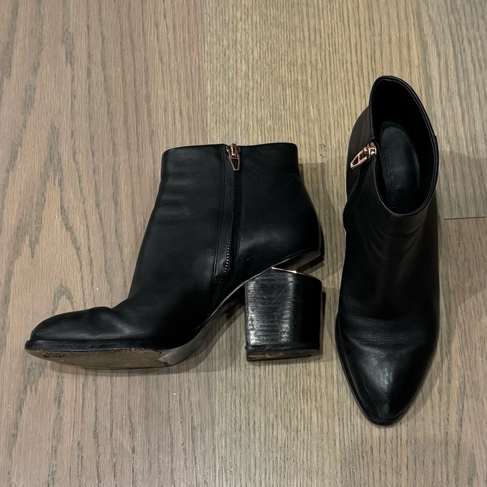 Alexander Wang Black Ankle Boots
